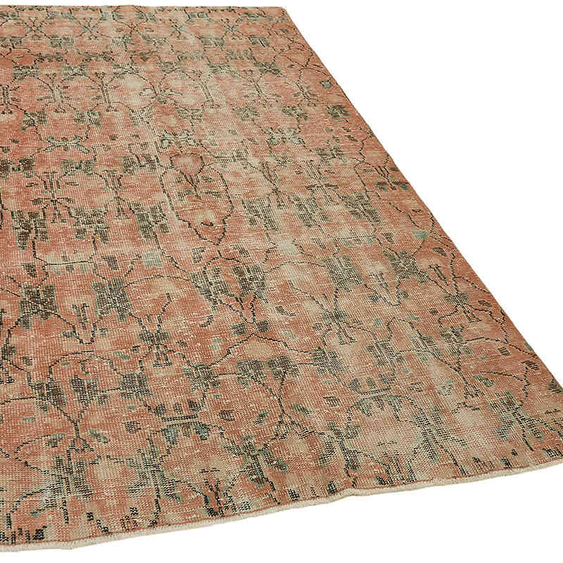 Vintage Turkish Hand-Knotted Rug - 4' 11" x 8' 4" (59" x 100") - K0078744