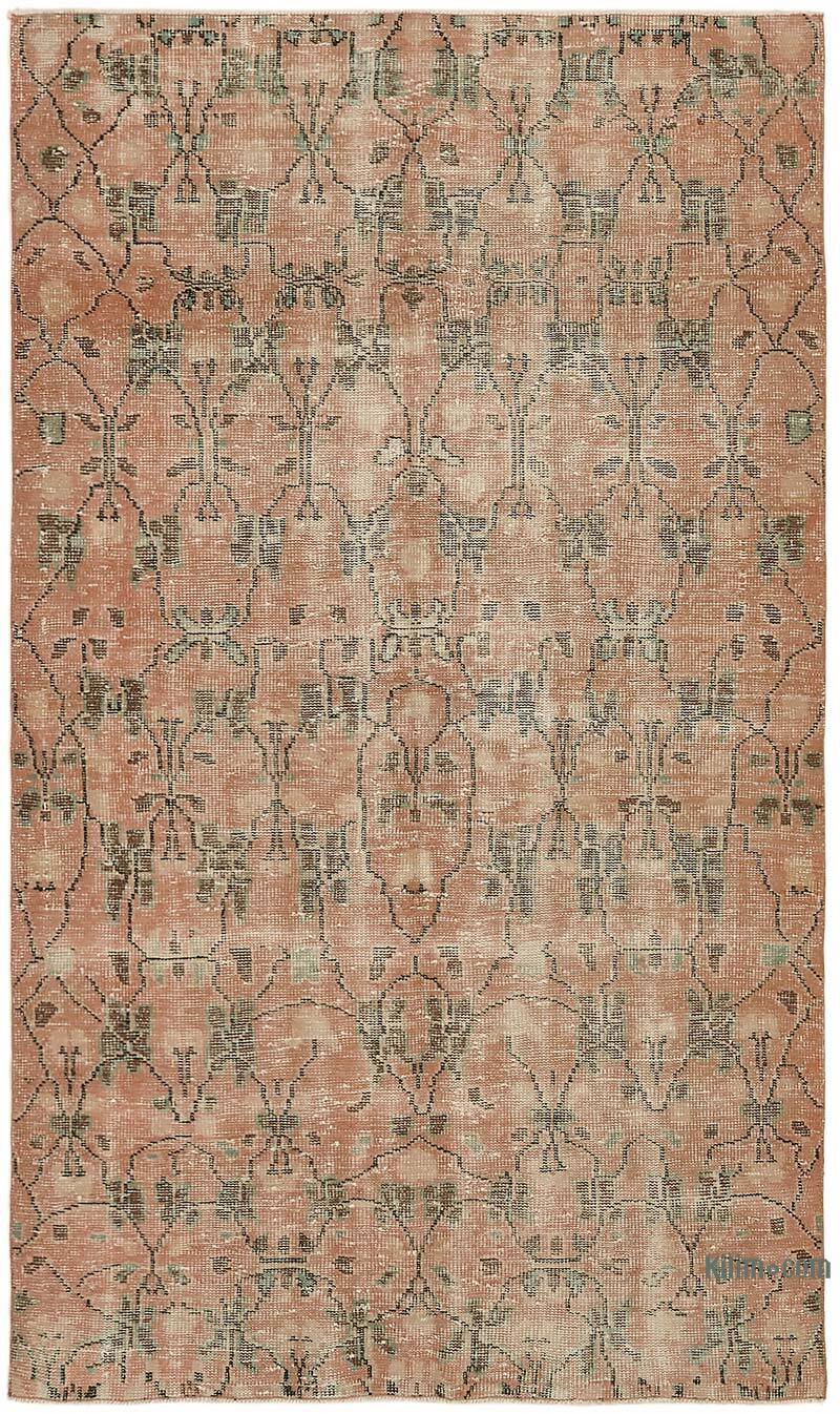 Vintage Turkish Hand-Knotted Rug - 4' 11" x 8' 4" (59" x 100") - K0078744