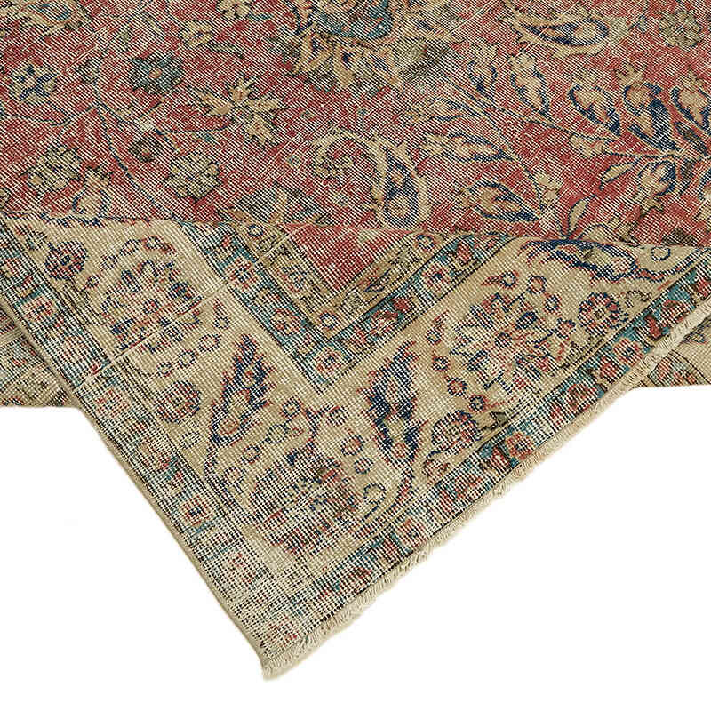 Vintage Turkish Hand-Knotted Rug - 6' 8" x 9' 9" (80" x 117") - K0078746