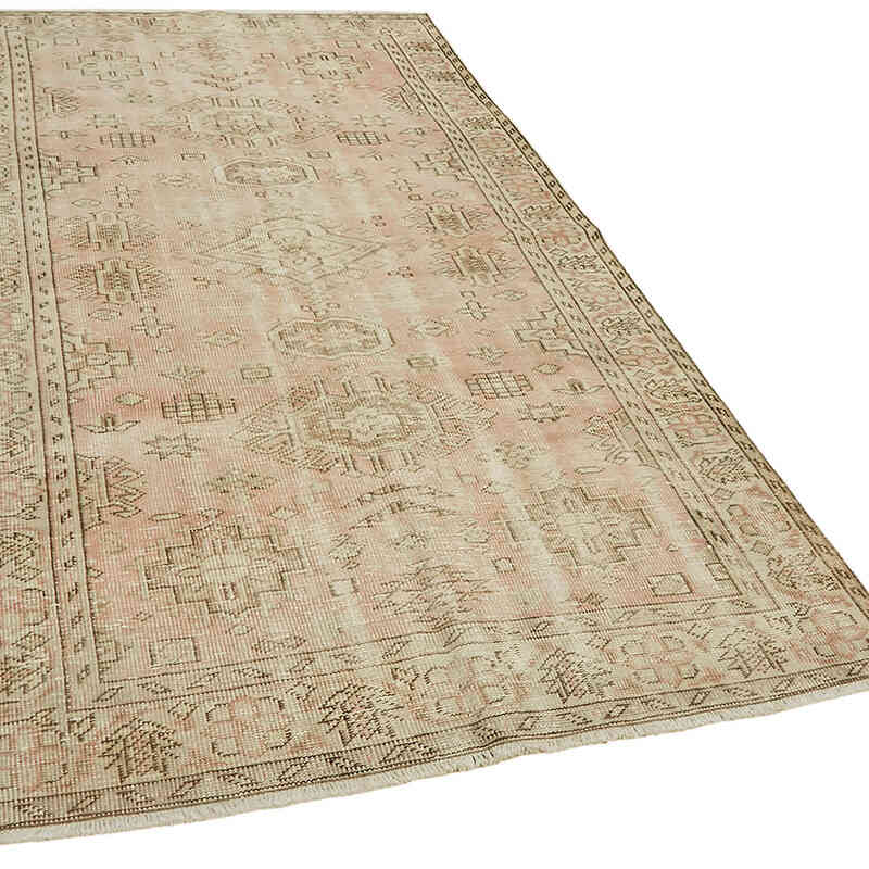 Vintage Turkish Hand-Knotted Rug - 4' 9" x 8'  (57" x 96") - K0078752