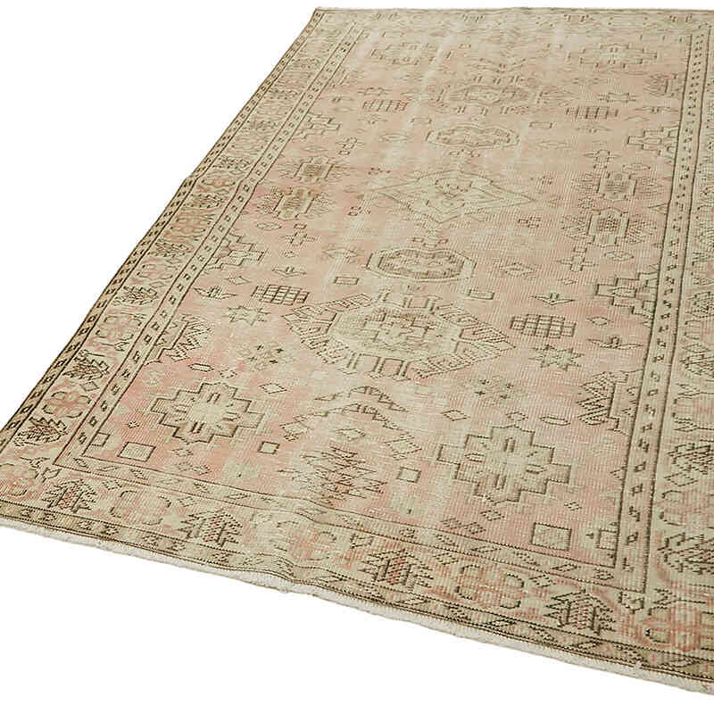 Vintage Turkish Hand-Knotted Rug - 4' 9" x 8'  (57" x 96") - K0078752