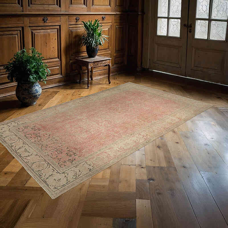 El Dokuma Vintage Halı - 148 cm x 253 cm - K0078753