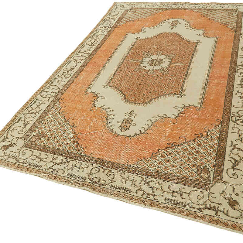 El Dokuma Vintage Halı - 166 cm x 285 cm - K0078757