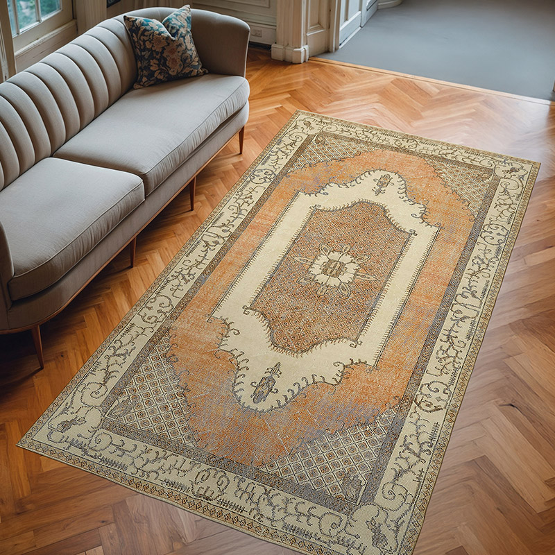 El Dokuma Vintage Halı - 166 cm x 285 cm - K0078757