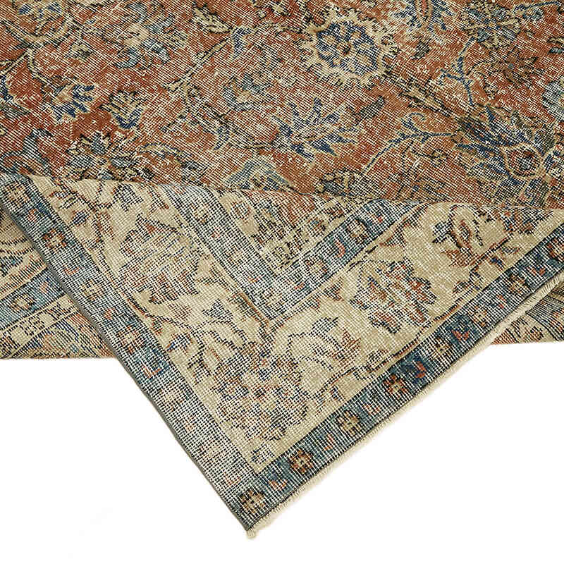 Vintage Turkish Hand-Knotted Rug - 6' 9" x 10'  (81" x 120") - K0078759