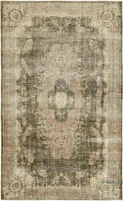 Vintage Turkish Hand-Knotted Rug - 5' 4" x 8' 8" (64" x 104")