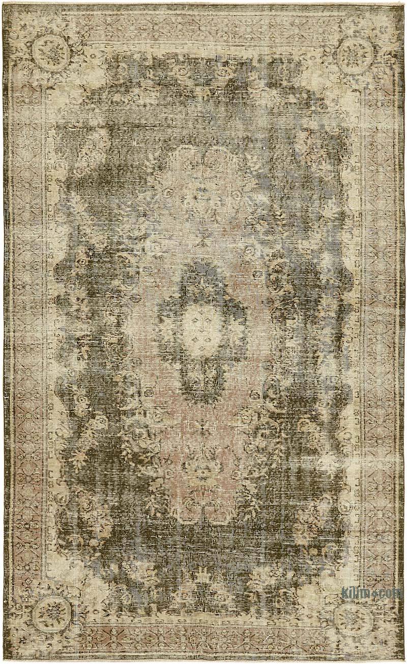 El Dokuma Vintage Halı - 162 cm x 264 cm - K0078763