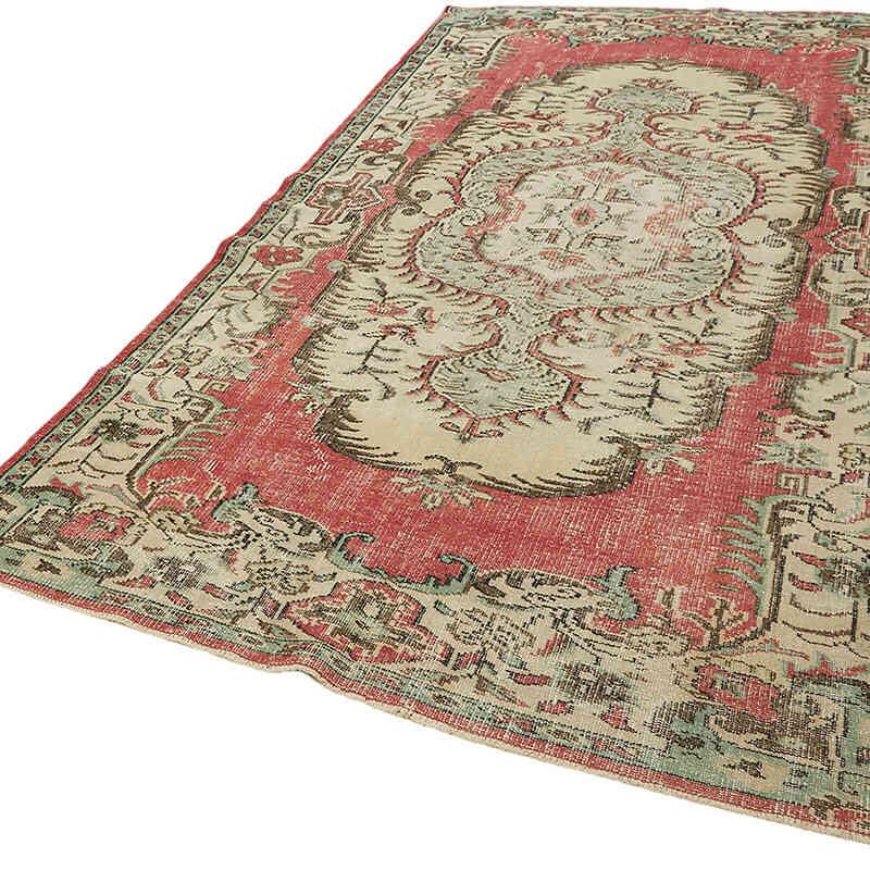 Alfombra Vintage Turca Anudada a Mano - 168 cm x 304 cm - K0078767