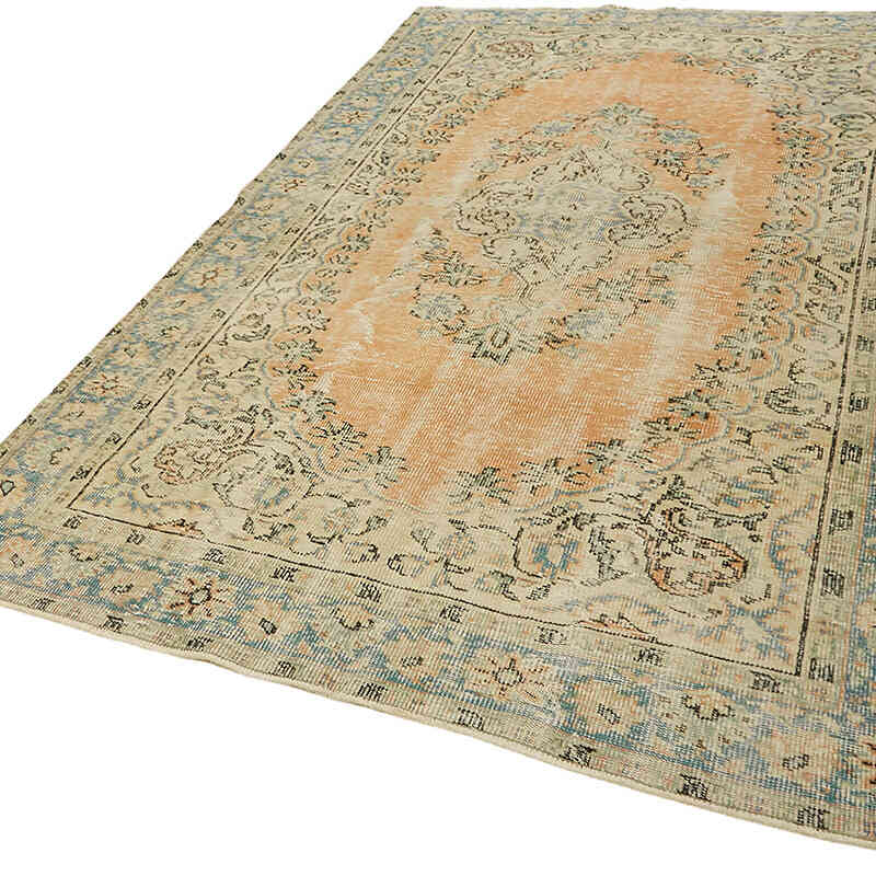 Alfombra Vintage Turca Anudada a Mano - 182 cm x 285 cm - K0078769