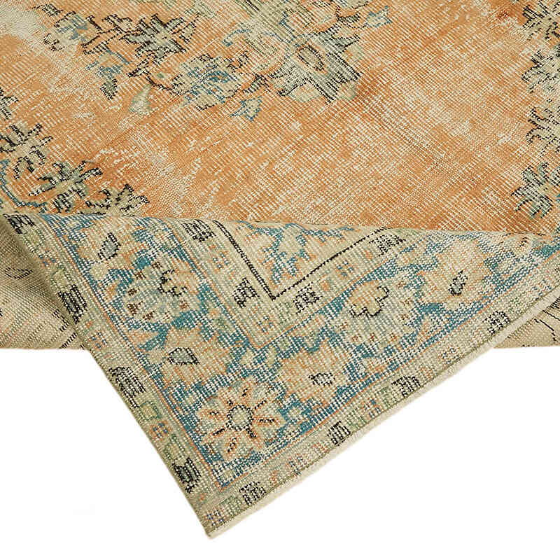 Alfombra Vintage Turca Anudada a Mano - 182 cm x 285 cm - K0078769