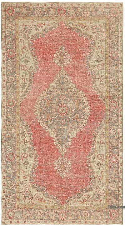 Vintage Turkish Hand-Knotted Rug - 4' 9" x 8' 8" (57" x 104")