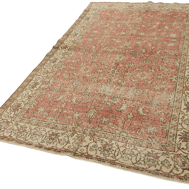 Alfombra Vintage Turca Anudada a Mano - 151 cm x 255 cm - K0078772