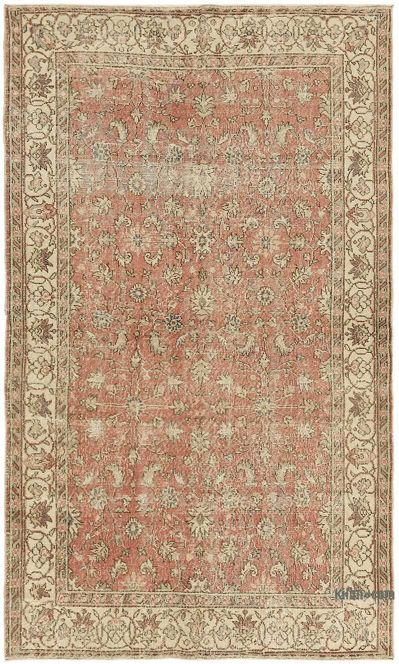 Alfombra Vintage Turca Anudada a Mano - 151 cm x 255 cm - K0078772