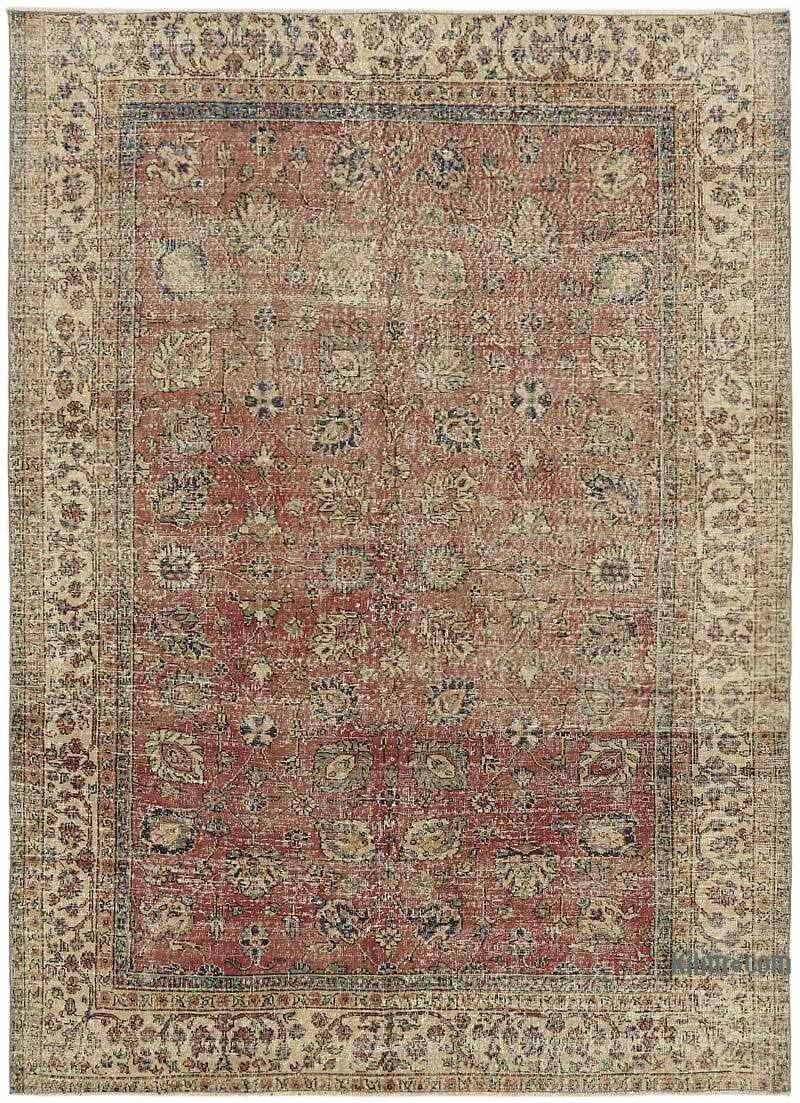 Vintage Turkish Hand-Knotted Rug - 6' 11" x 9' 3" (83" x 111") - K0078774