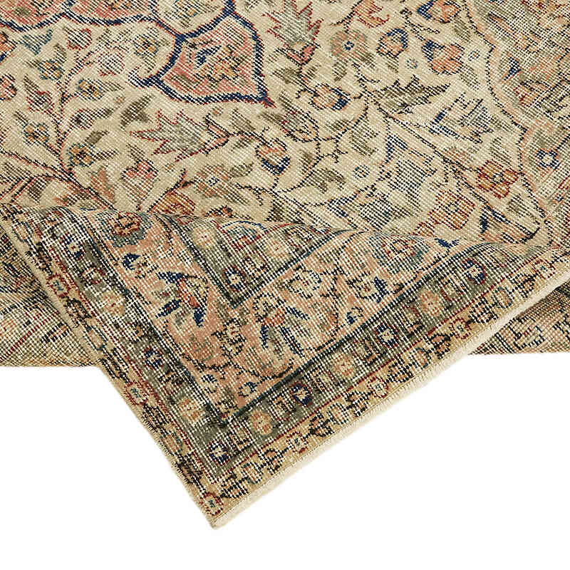 El Dokuma Vintage Halı - 141 cm x 256 cm - K0078775