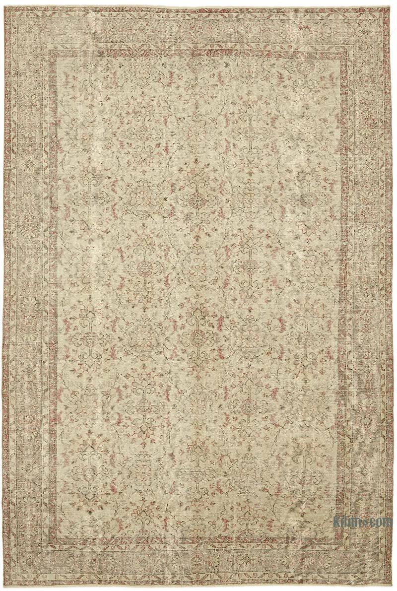 Vintage Turkish Hand-Knotted Rug - 6' 8" x 10'  (80" x 120") - K0078778
