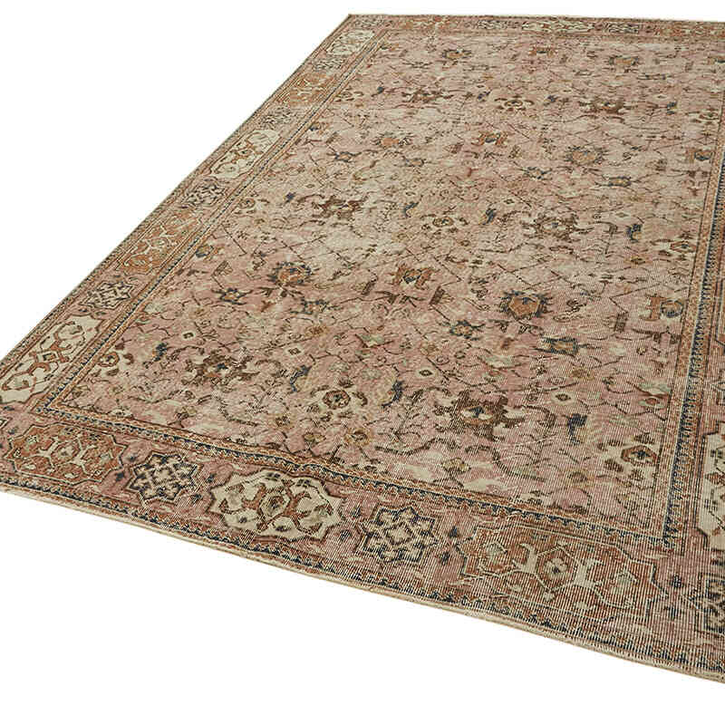 Vintage Turkish Hand-Knotted Rug - 6' 7" x 10'  (79" x 120") - K0078782