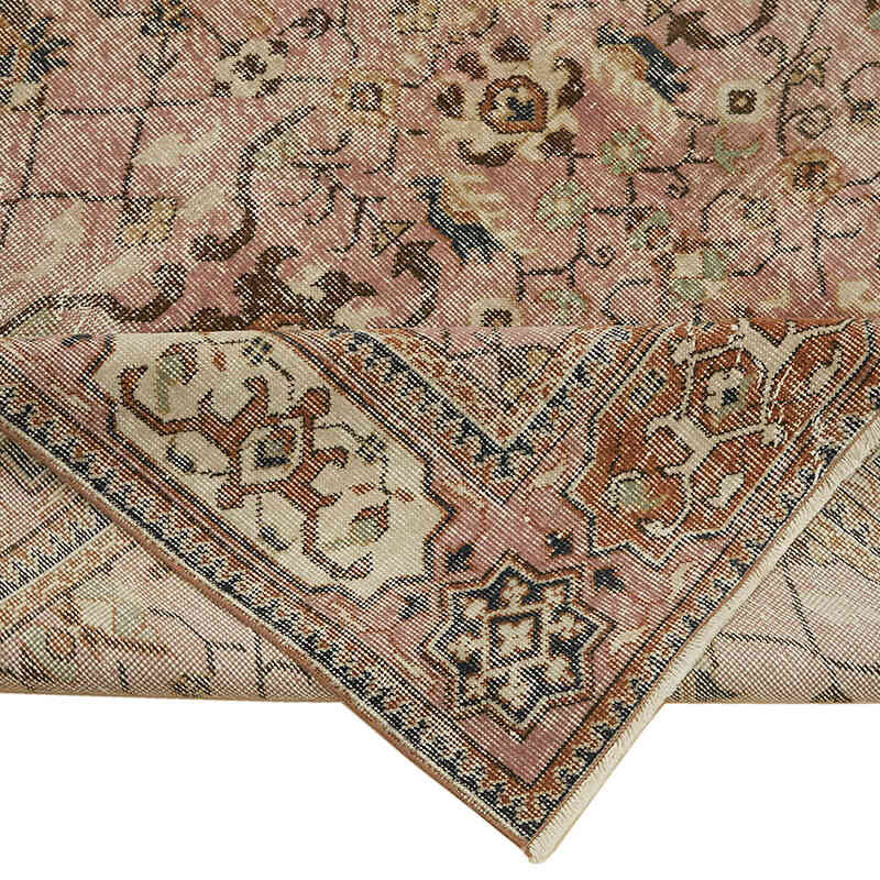 Vintage Turkish Hand-Knotted Rug - 6' 7" x 10'  (79" x 120") - K0078782