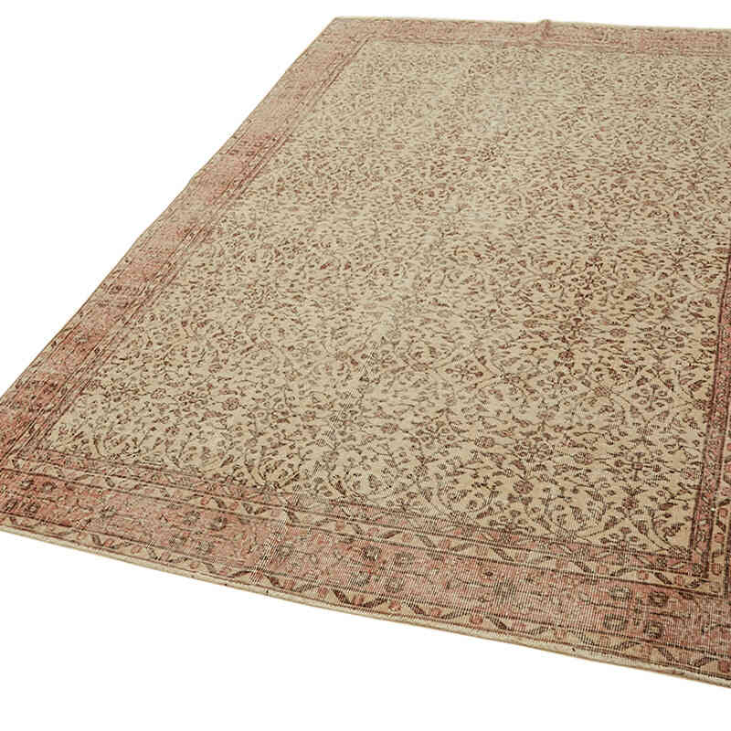 El Dokuma Vintage Halı - 196 cm x 302 cm - K0078783
