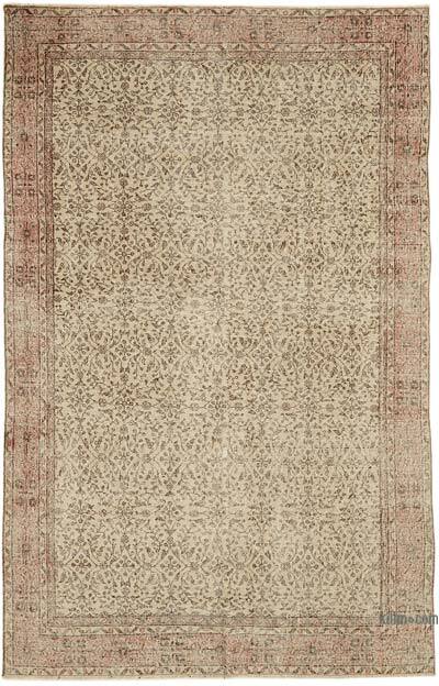 Vintage Turkish Hand-Knotted Rug - 6' 5" x 9' 11" (77" x 119")