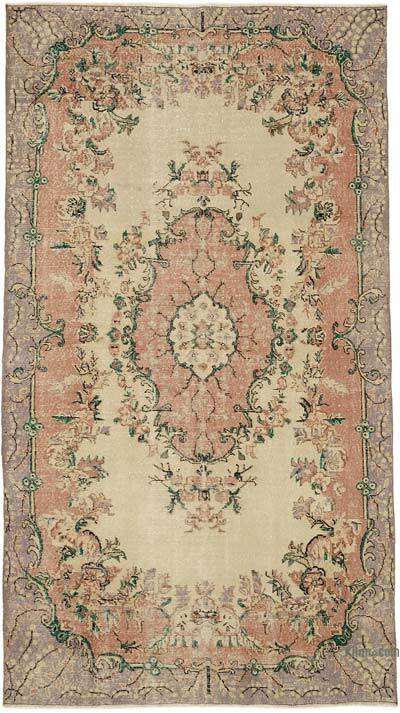Vintage Turkish Hand-Knotted Rug - 5' 11" x 10' 11" (71" x 131")