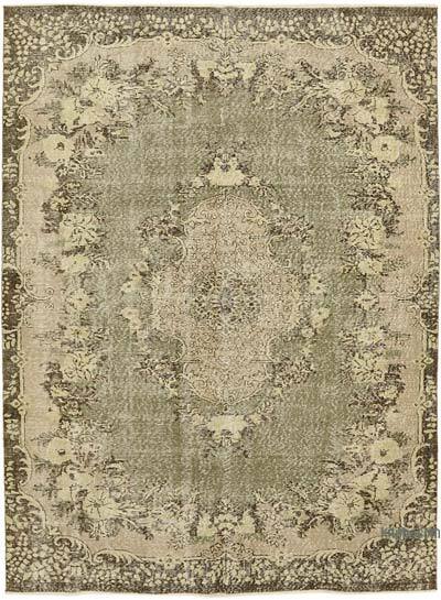 Vintage Turkish Hand-Knotted Rug - 6' 11" x 9' 5" (83" x 113")