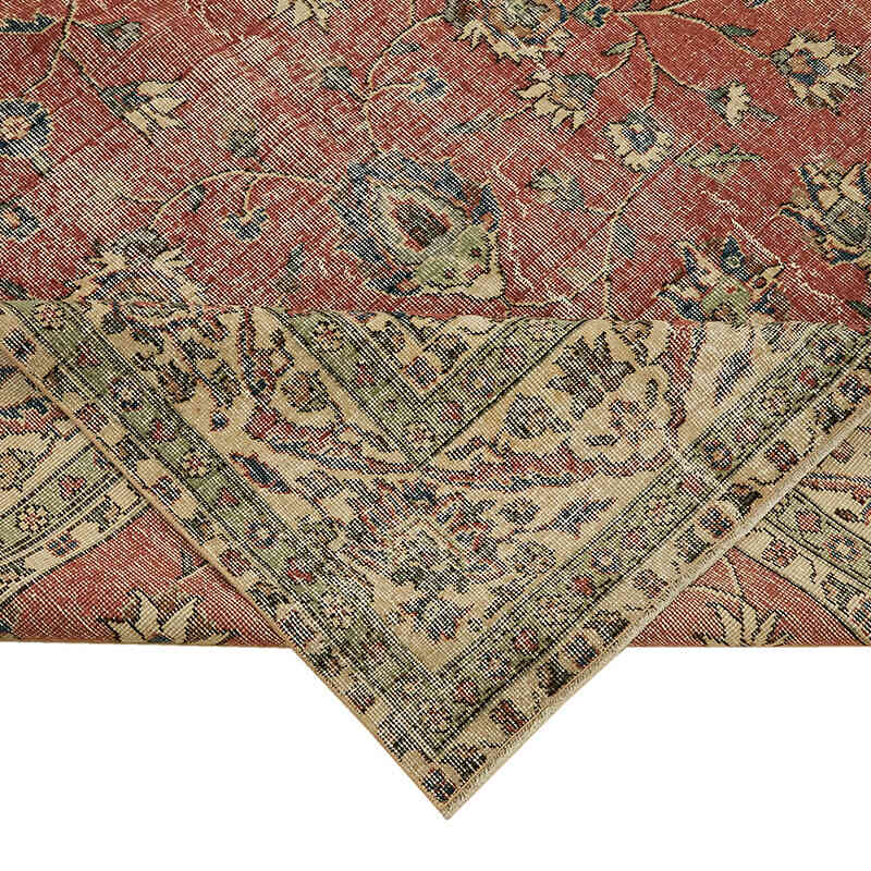 Vintage Turkish Hand-Knotted Rug - 6' 3" x 10' 1" (75" x 121") - K0078787