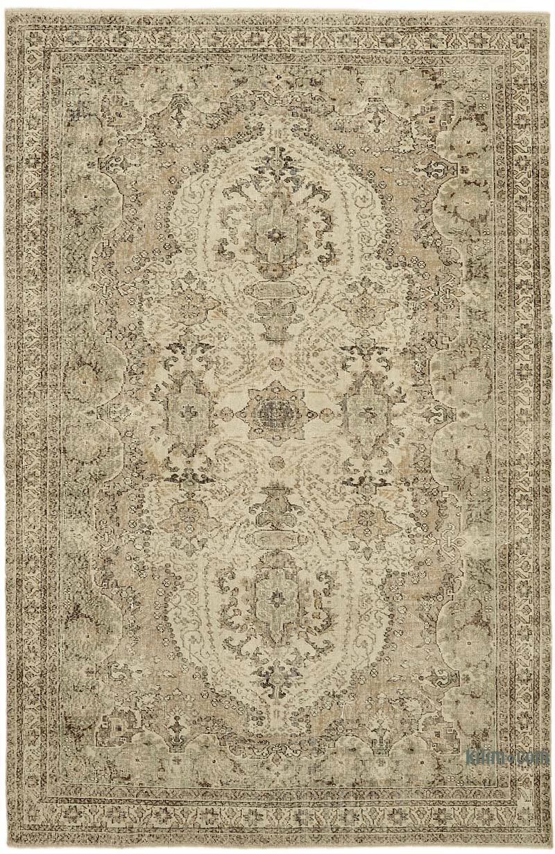 Vintage Turkish Hand-Knotted Rug - 6' 9" x 10' 2" (81" x 122") - K0078792
