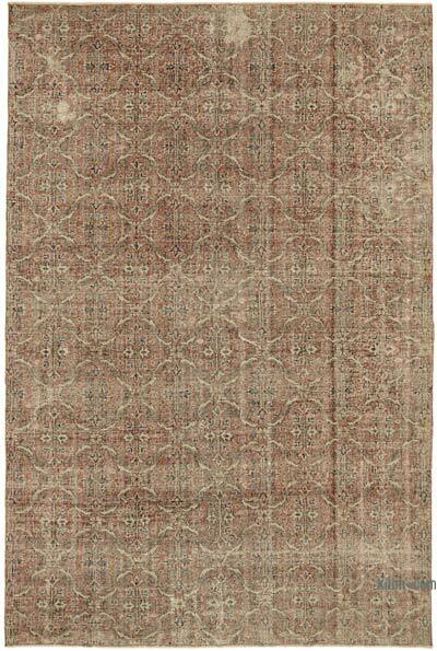 Alfombra Vintage Turca Anudada a Mano - 205 cm x 307 cm