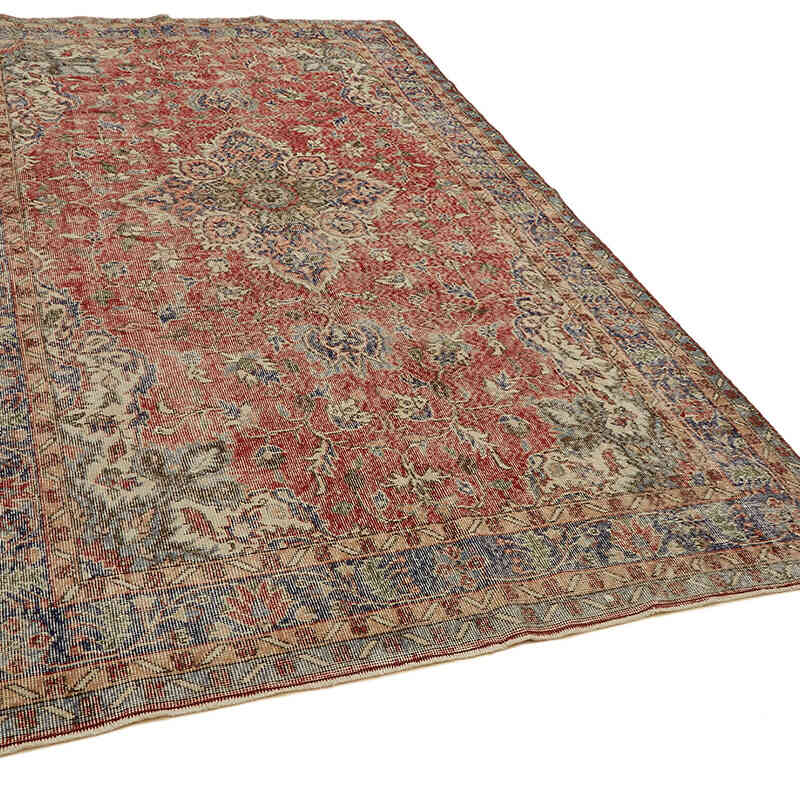 El Dokuma Vintage Halı - 190 cm x 308 cm - K0078794
