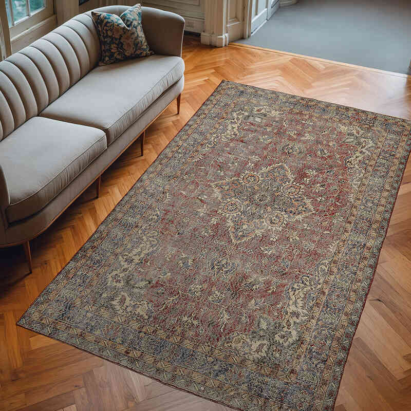 El Dokuma Vintage Halı - 190 cm x 308 cm - K0078794