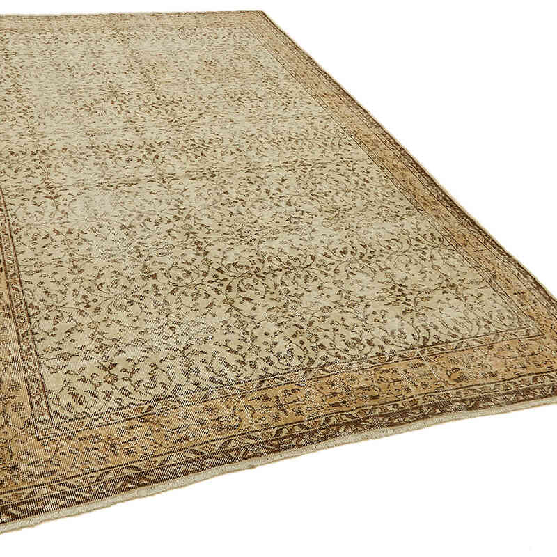 El Dokuma Vintage Halı - 202 cm x 305 cm - K0078795