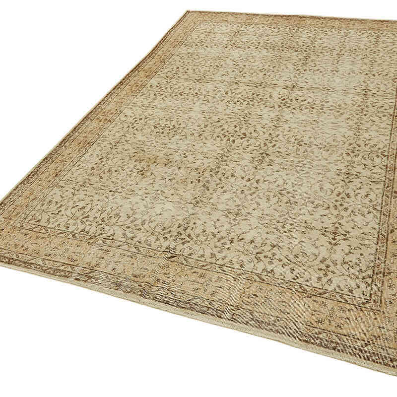 El Dokuma Vintage Halı - 202 cm x 305 cm - K0078795
