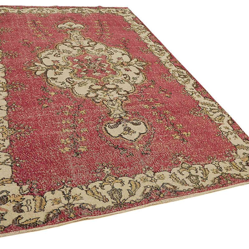 El Dokuma Vintage Halı - 198 cm x 307 cm - K0078796