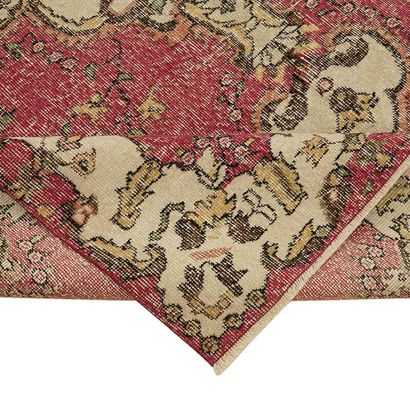 El Dokuma Vintage Halı - 198 cm x 307 cm - K0078796