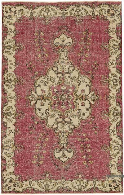 Vintage Turkish Hand-Knotted Rug - 6' 6" x 10' 1" (78" x 121")