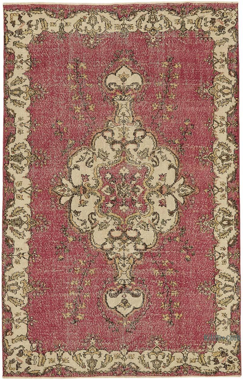 El Dokuma Vintage Halı - 198 cm x 307 cm - K0078796