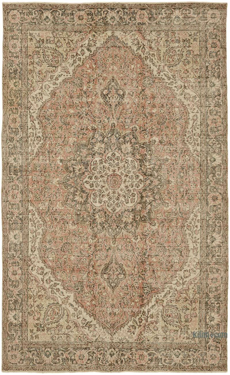 Alfombra Vintage Turca Anudada a Mano - 200 cm x 317 cm - K0078797