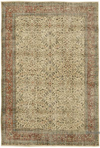 El Dokuma Vintage Halı - 208 cm x 296 cm