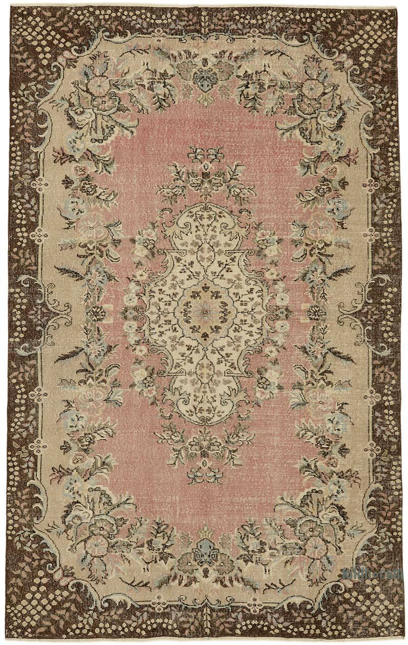 El Dokuma Vintage Halı - 198 cm x 317 cm - K0078800