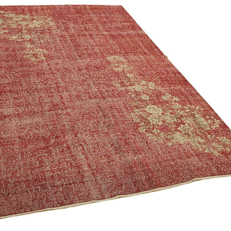 Alfombra Vintage Turca Anudada a Mano - 200 cm x 304 cm - K0078801
