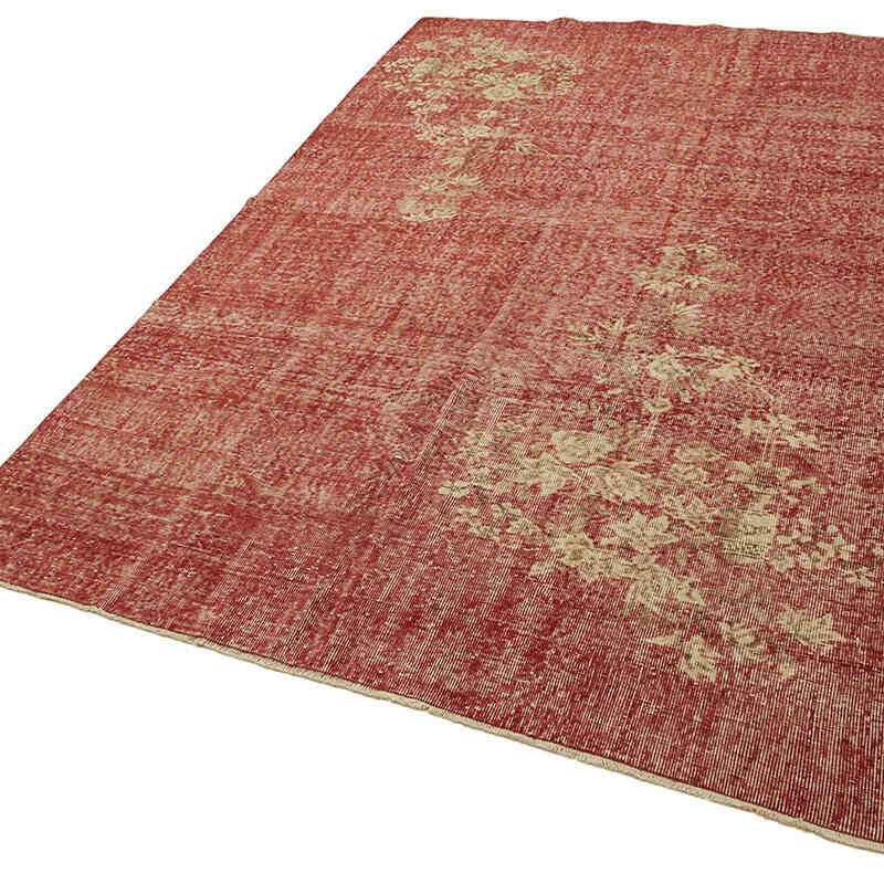 Alfombra Vintage Turca Anudada a Mano - 200 cm x 304 cm - K0078801