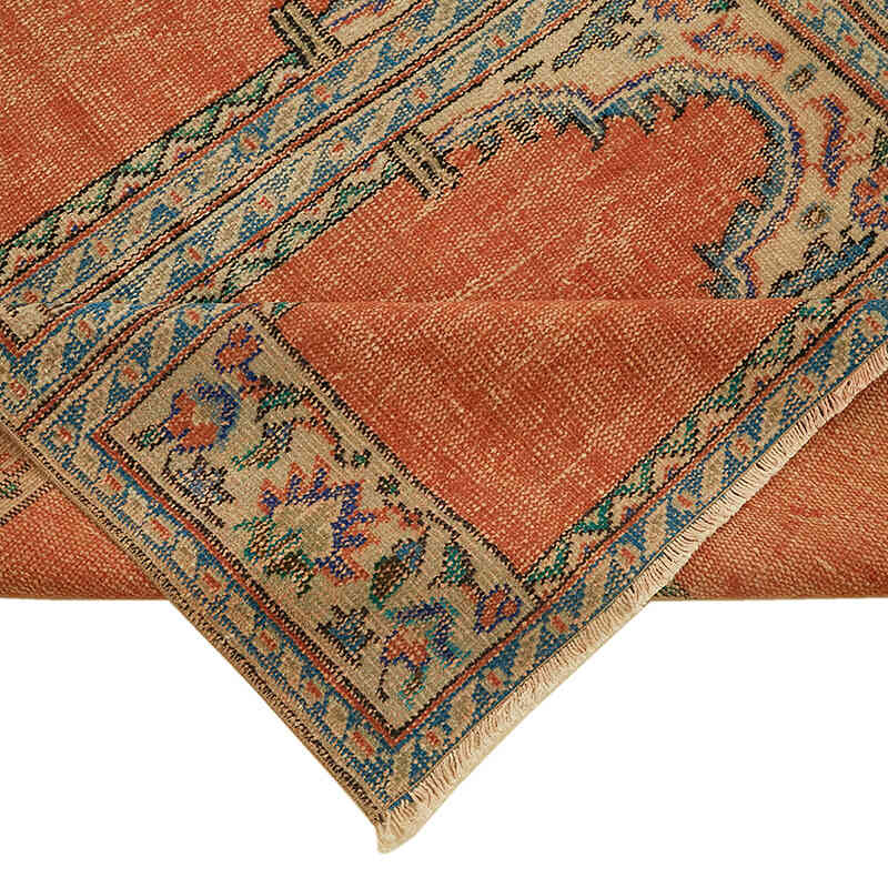 El Dokuma Vintage Halı - 237 cm x 265 cm - K0078803