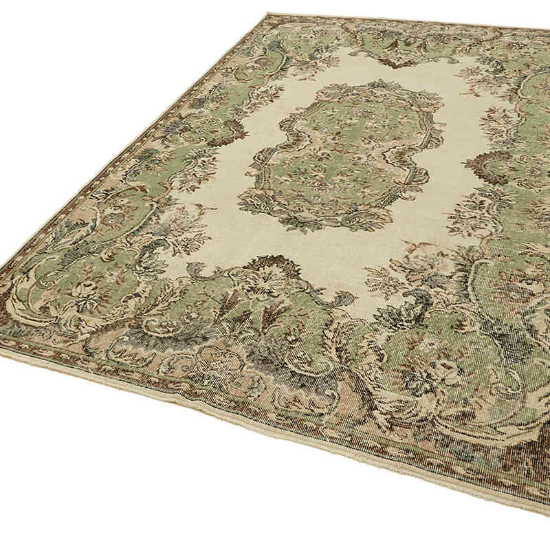 El Dokuma Vintage Halı - 195 cm x 307 cm - K0078804