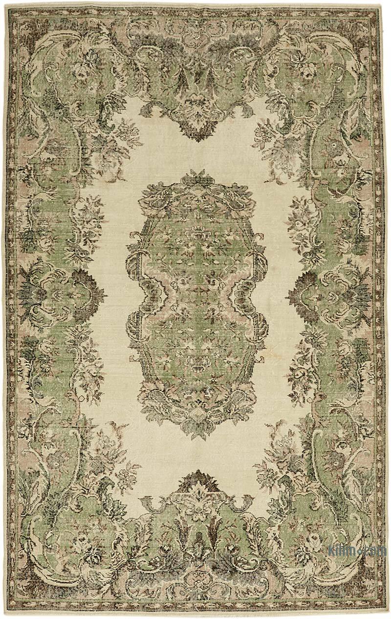 El Dokuma Vintage Halı - 195 cm x 307 cm - K0078804