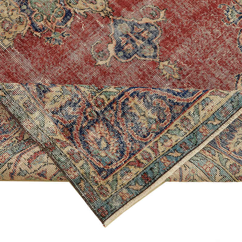 Vintage Turkish Hand-Knotted Rug - 6' 9" x 9' 9" (81" x 117") - K0078805