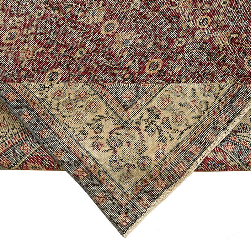 Alfombra Vintage Turca Anudada a Mano - 204 cm x 304 cm - K0078807