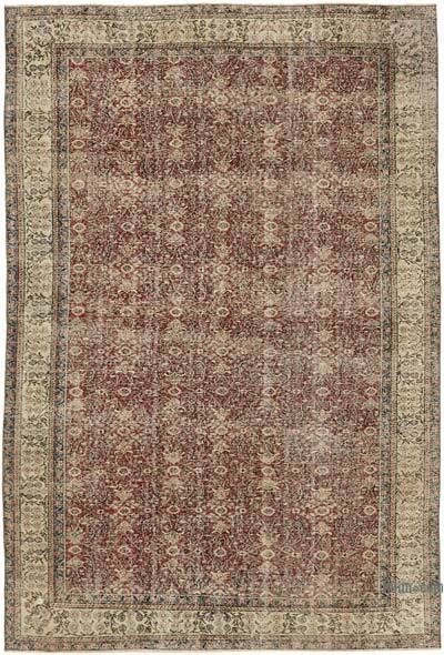 El Dokuma Vintage Halı - 204 cm x 304 cm