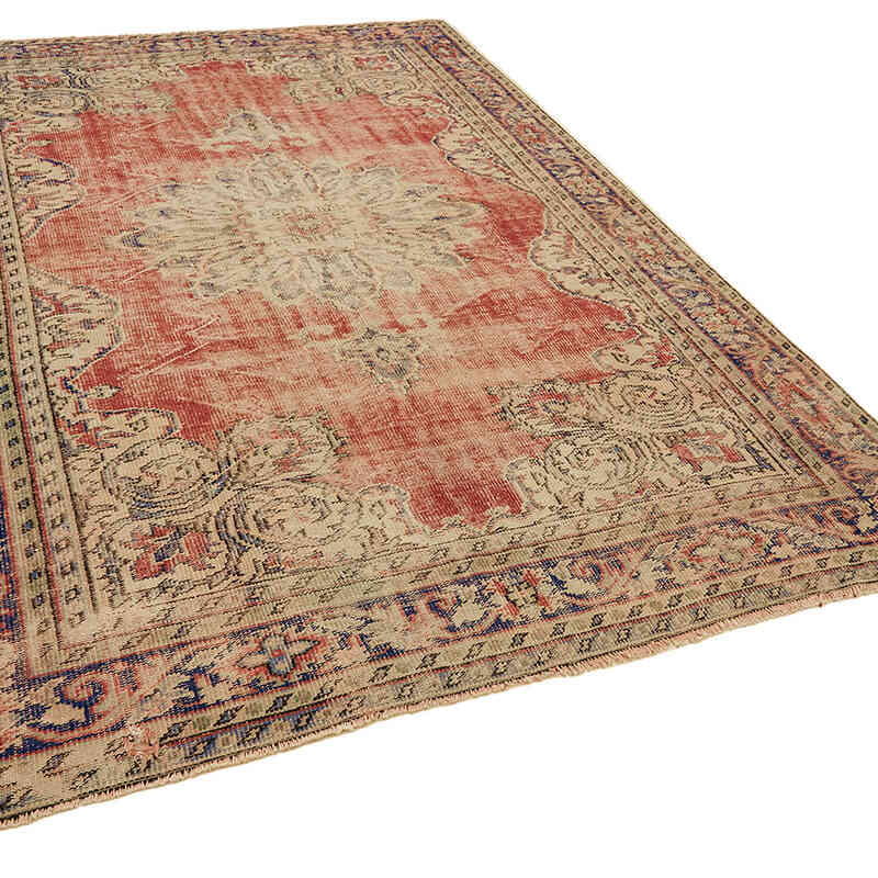 El Dokuma Vintage Halı - 207 cm x 307 cm - K0078808