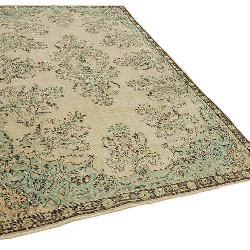 Vintage Turkish Hand-Knotted Rug - 6' 5" x 10' 4" (77" x 124") - K0078811